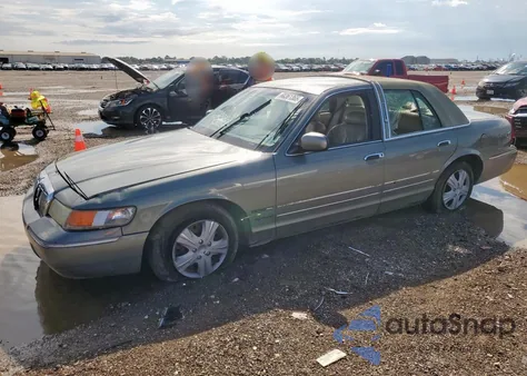 2002 Mercury Grand Marquis Gs из США, поврежденный, VIN 2MEFM74W22X619515